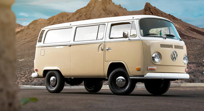 这款1972年的Volkswagen Type 2巴士真正实现了电气化